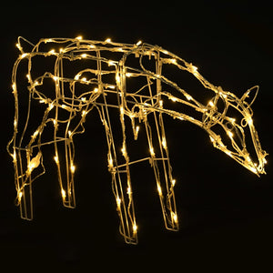 vidaXL Christmas Reindeers 3 Pcs Christmas Lighting Display with 229 LEDs-2