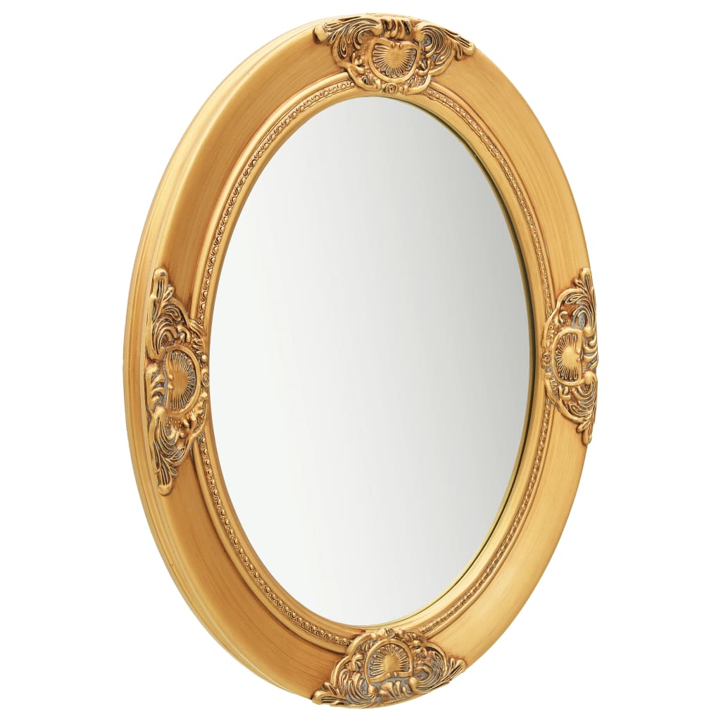 vidaXL Wall Mirror Bathroom Mirror with Baroque Style Decorative Vanity Mirror-38