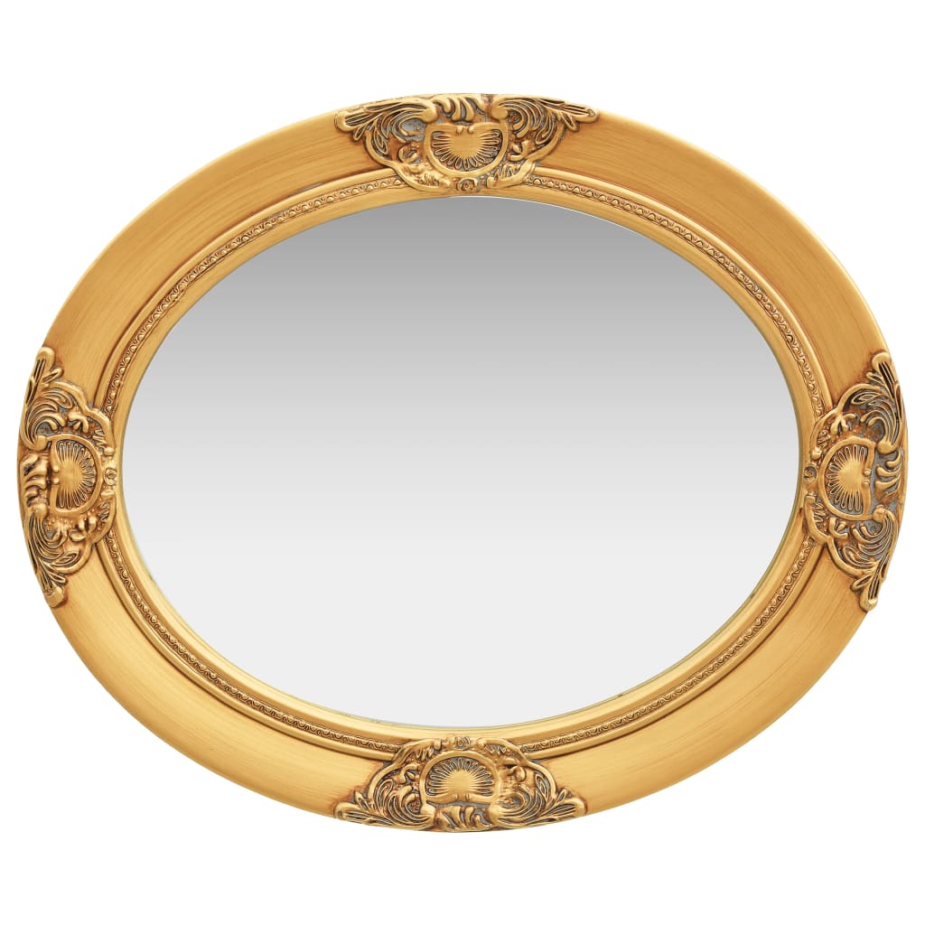vidaXL Wall Mirror Bathroom Mirror with Baroque Style Decorative Vanity Mirror-44