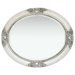 vidaXL Wall Mirror Bathroom Mirror with Baroque Style Decorative Vanity Mirror-4
