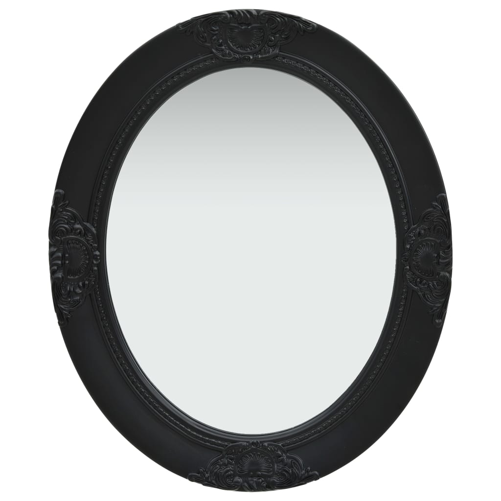 vidaXL Wall Mirror Bathroom Mirror with Baroque Style Decorative Vanity Mirror-10