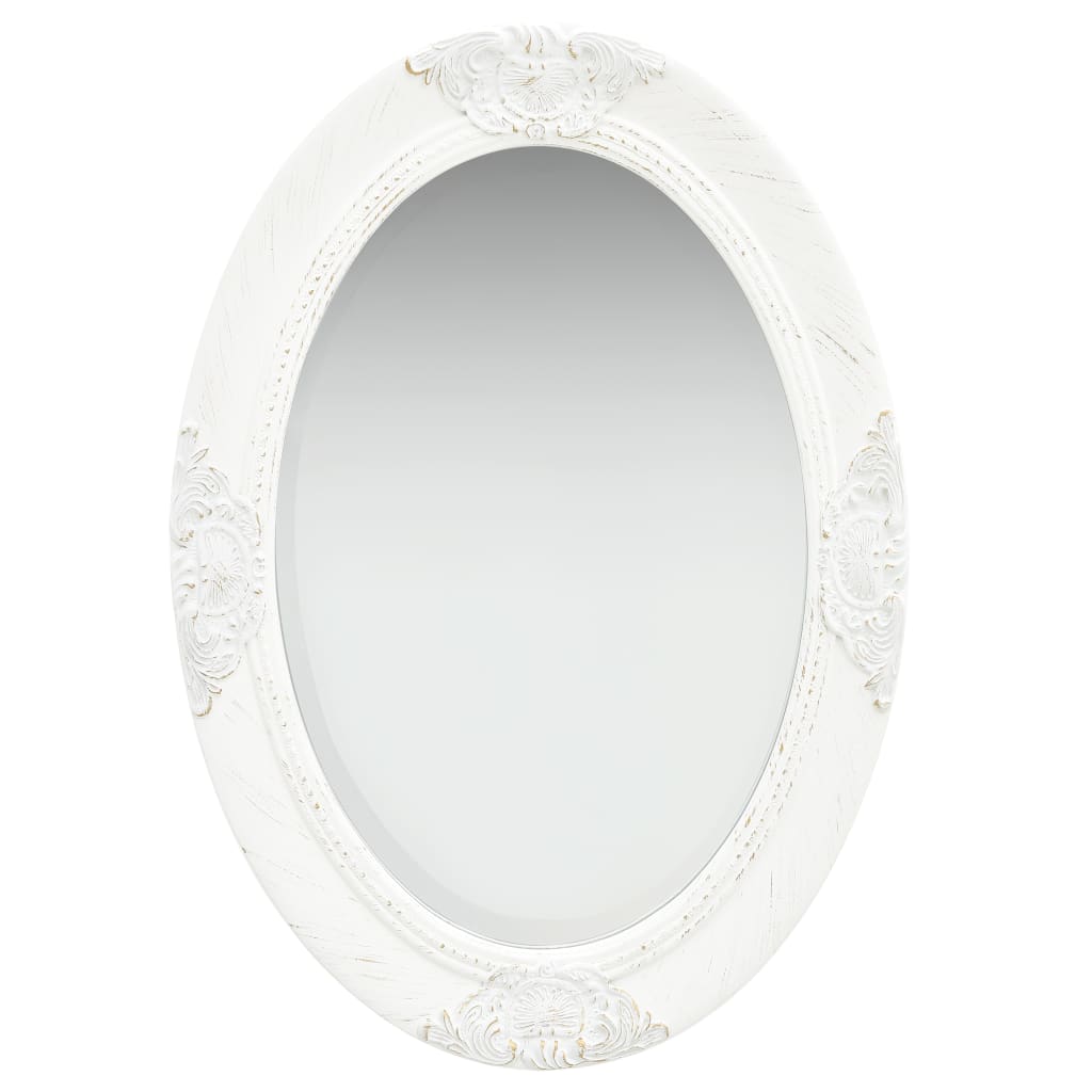 vidaXL Wall Mirror Bathroom Mirror with Baroque Style Decorative Vanity Mirror-28