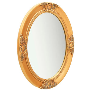 vidaXL Wall Mirror Bathroom Mirror with Baroque Style Decorative Vanity Mirror-52