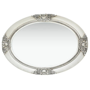 vidaXL Wall Mirror Bathroom Mirror with Baroque Style Decorative Vanity Mirror-15