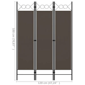 vidaXL Room Divider Freestanding Folding Privacy Screen for Room Separation-27