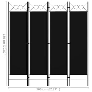 vidaXL Room Divider Freestanding Folding Privacy Screen for Room Separation-39