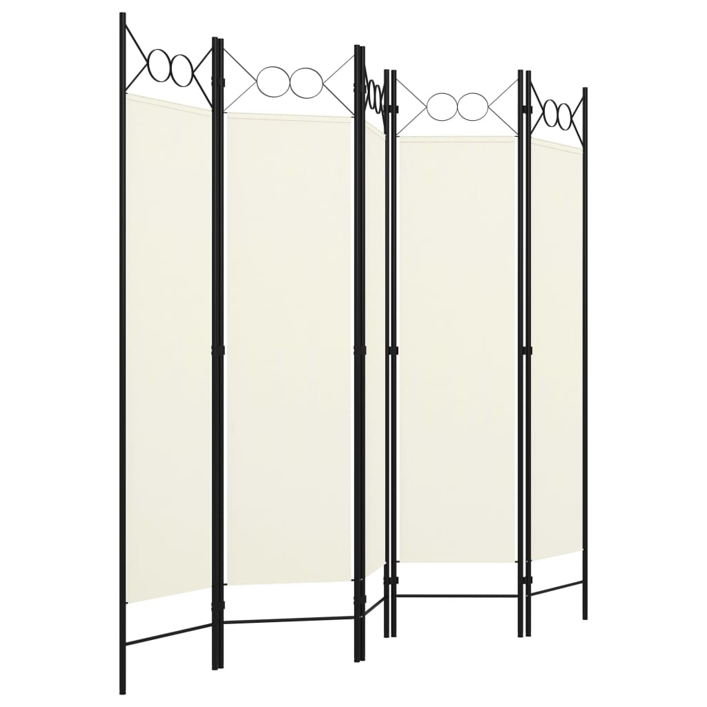 vidaXL Room Divider Freestanding Folding Privacy Screen for Room Separation-11