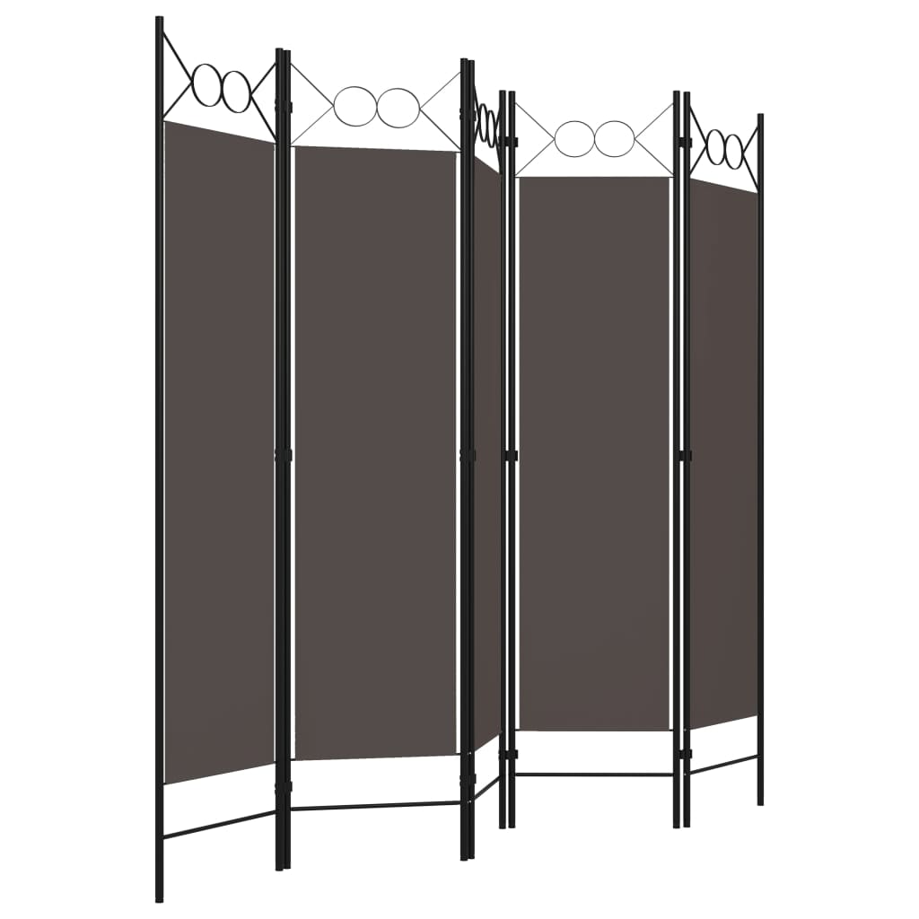 vidaXL Room Divider Freestanding Folding Privacy Screen for Room Separation-25