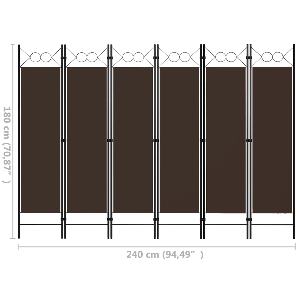 vidaXL Room Divider Freestanding Folding Privacy Screen for Room Separation-19