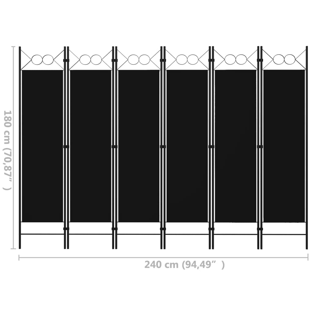 vidaXL Room Divider Freestanding Folding Privacy Screen for Room Separation-47