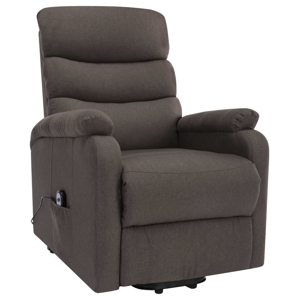vidaXL Power Lift Recliner Electric Lift Chair for Home Theater Cinema Fabric-50