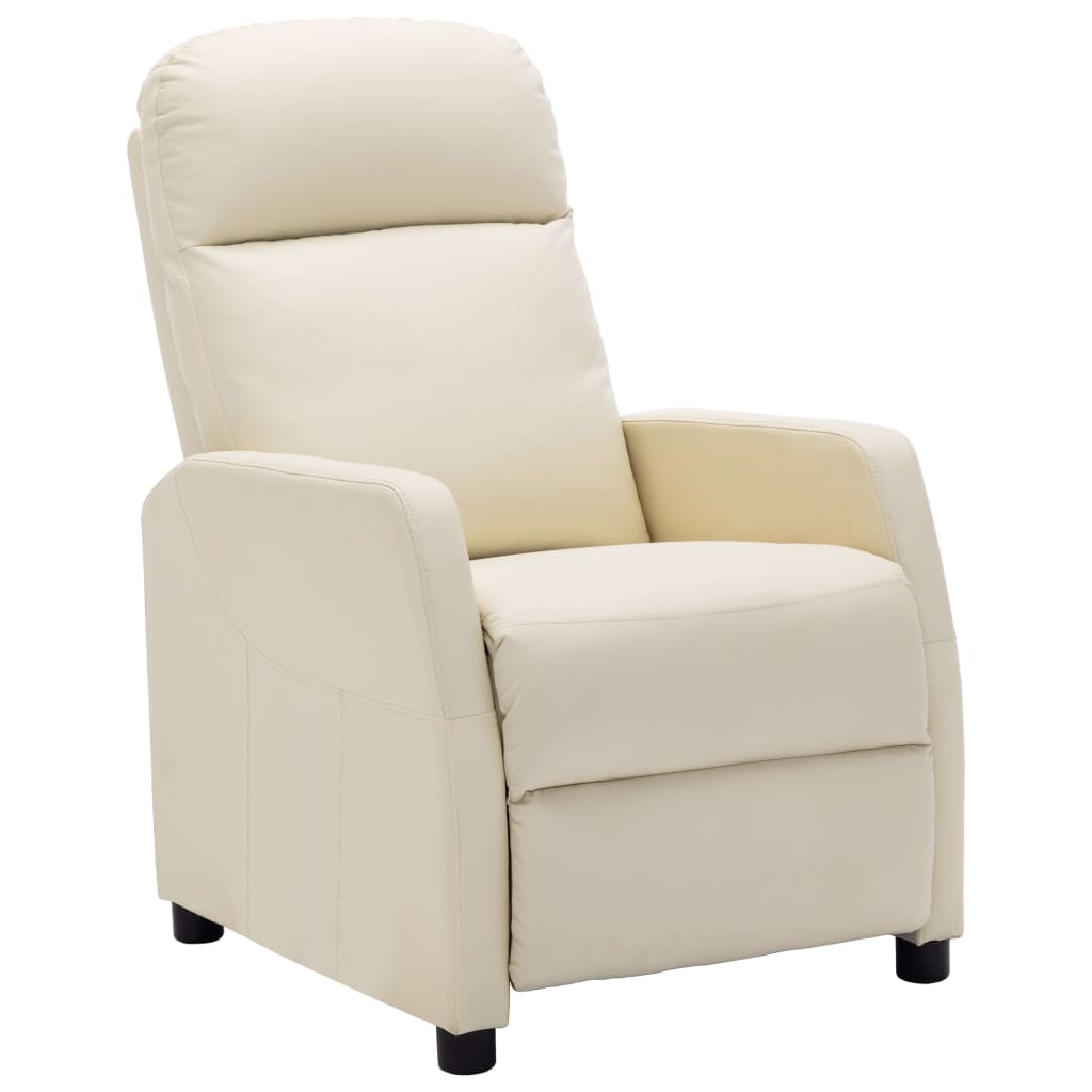 vidaXL Reclining Chair Leisure Recliner for Home Theater Cinema Faux Leather-1