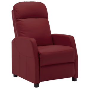 vidaXL Reclining Chair Leisure Recliner for Home Theater Cinema Faux Leather-3