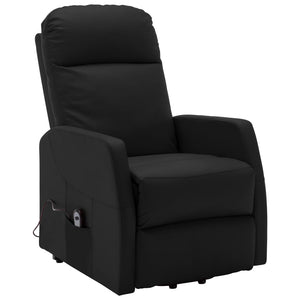 vidaXL Power Lift Recliner Electric Lift Chair for Home Theater Faux Leather-19