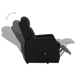 vidaXL Power Lift Recliner Electric Lift Chair for Home Theater Faux Leather-23
