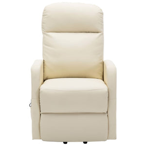 vidaXL Power Lift Recliner Electric Lift Chair for Home Theater Faux Leather-26