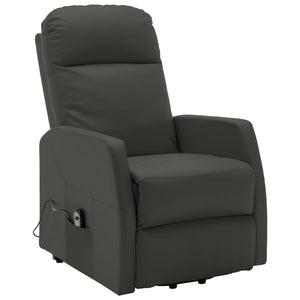 vidaXL Power Lift Recliner Electric Lift Chair for Home Theater Faux Leather-1