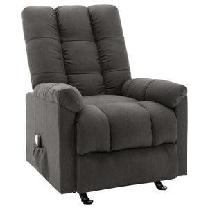 vidaXL Massage Recliner Electric Massaging Recliner Chair for Elderly Fabric-3