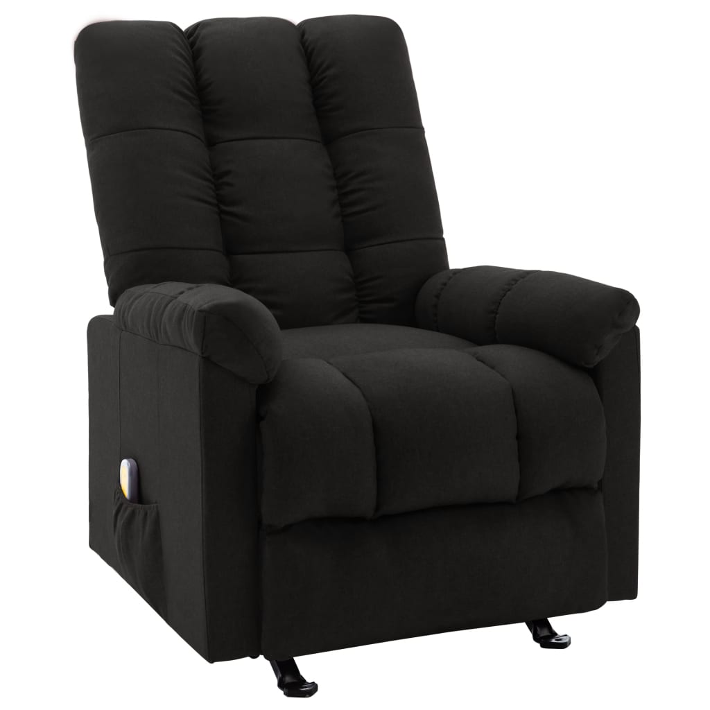 vidaXL Massage Recliner Electric Massaging Recliner Chair for Elderly Fabric-7