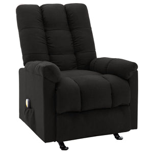 vidaXL Massage Recliner Electric Massaging Recliner Chair for Elderly Fabric-7