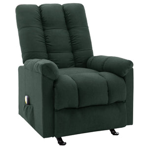 vidaXL Massage Recliner Electric Massaging Recliner Chair for Elderly Fabric-10