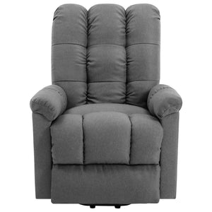 vidaXL Recliner Electric Power Lift Massage Recliner Chair for Elderly Fabric-20