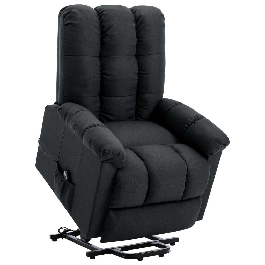 vidaXL Recliner Electric Power Lift Massage Recliner Chair for Elderly Fabric-10