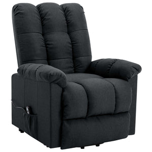vidaXL Recliner Electric Power Lift Massage Recliner Chair for Elderly Fabric-23