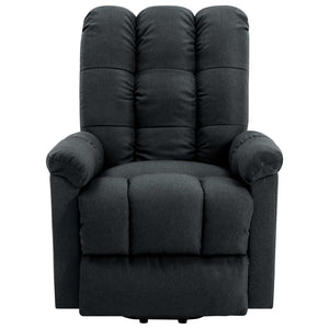 vidaXL Recliner Electric Power Lift Massage Recliner Chair for Elderly Fabric-26