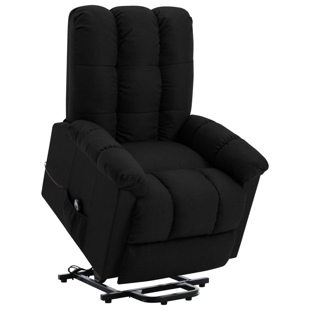 vidaXL Recliner Electric Power Lift Massage Recliner Chair for Elderly Fabric-19