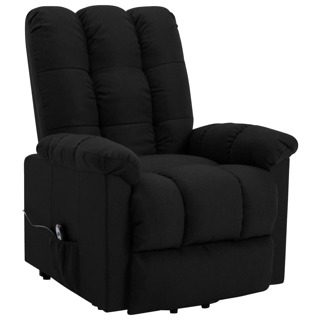 vidaXL Recliner Electric Power Lift Massage Recliner Chair for Elderly Fabric-28