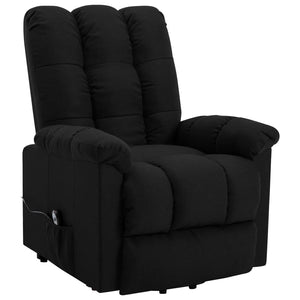 vidaXL Recliner Electric Power Lift Massage Recliner Chair for Elderly Fabric-28