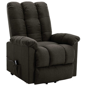 vidaXL Recliner Electric Power Lift Massage Recliner Chair for Elderly Fabric-3
