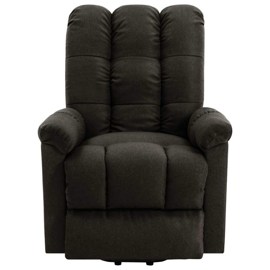 vidaXL Recliner Electric Power Lift Massage Recliner Chair for Elderly Fabric-6