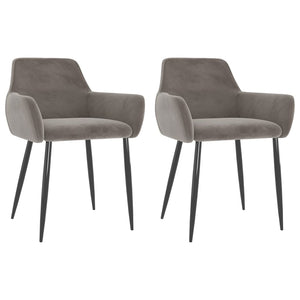 vidaXL Dining Chairs Upholstered Chair with Metal Legs for Living Room Velvet-29