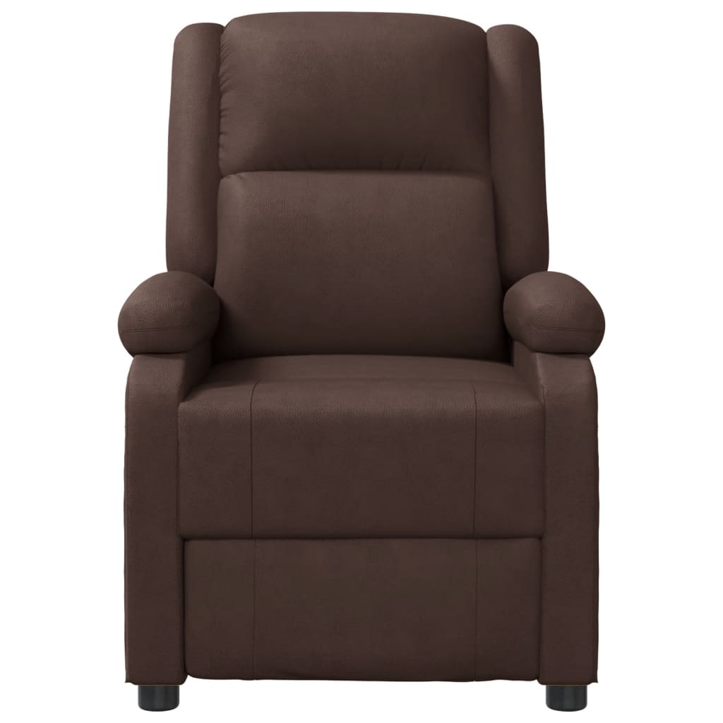vidaXL Massage Chair Massaging Recliner Push Chair for Elderly Faux Leather-23