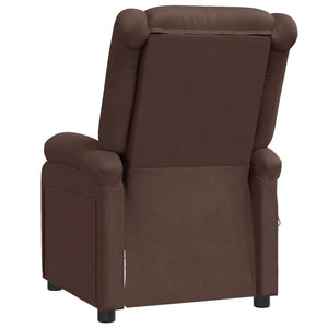 vidaXL Massage Chair Massaging Recliner Push Chair for Elderly Faux Leather-35