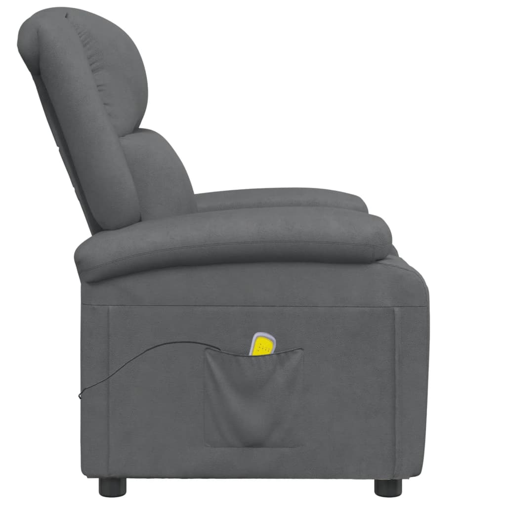 vidaXL Massage Chair Massaging Recliner Push Chair for Elderly Faux Leather-56