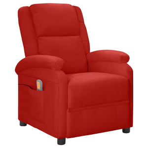 vidaXL Massage Chair Massaging Recliner Push Chair for Elderly Faux Leather-0