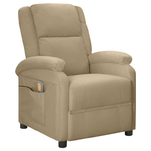 vidaXL Massage Chair Massaging Recliner Push Chair for Elderly Faux Leather-21