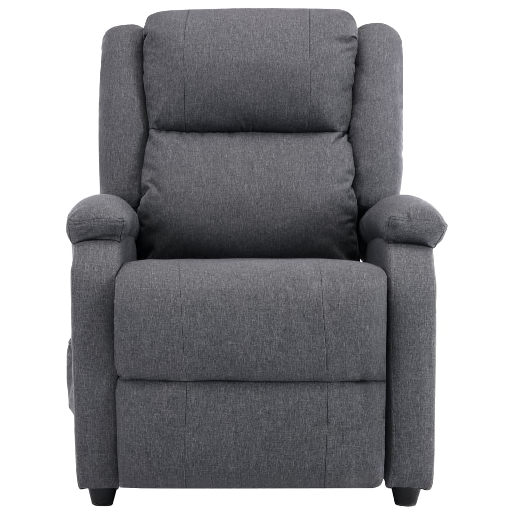 vidaXL Massage Recliner Chair Electric Push Cozy Chair for Elderly Fabric-24