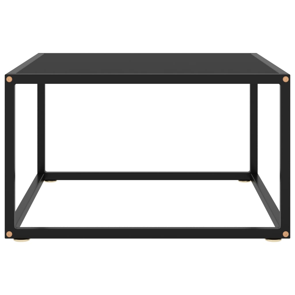 vidaXL Coffee Table End Table Living Room Accent Sofa Table Tempered Glass-73