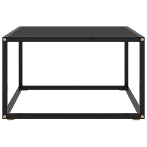 vidaXL Coffee Table End Table Living Room Accent Sofa Table Tempered Glass-73