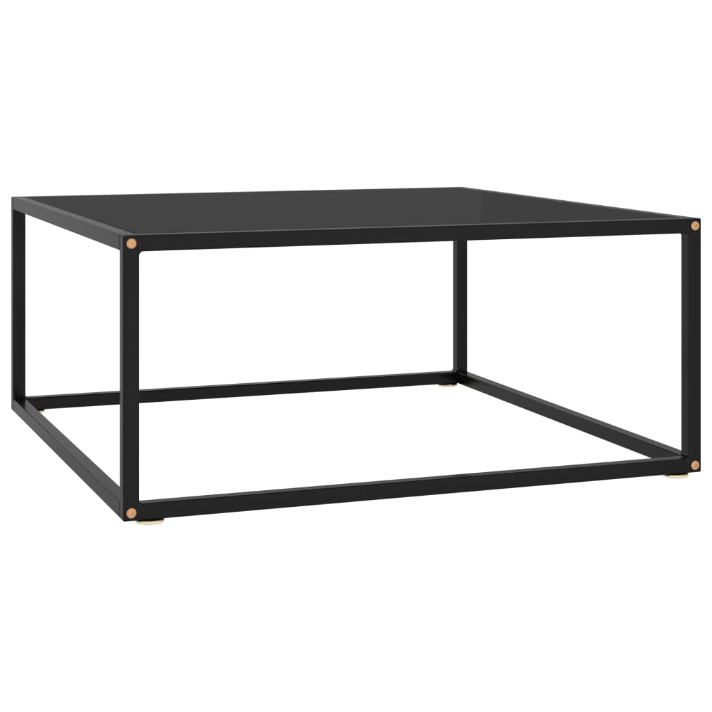 vidaXL Coffee Table End Table Living Room Accent Sofa Table Tempered Glass-9