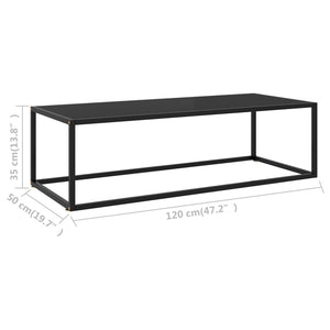 vidaXL Coffee Table End Table Living Room Accent Sofa Table Tempered Glass-65