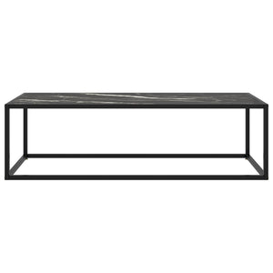 vidaXL Coffee Table End Table Living Room Accent Sofa Table Tempered Glass-45