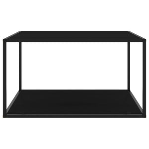 vidaXL Coffee Table End Table Living Room Accent Sofa Table Tempered Glass-12