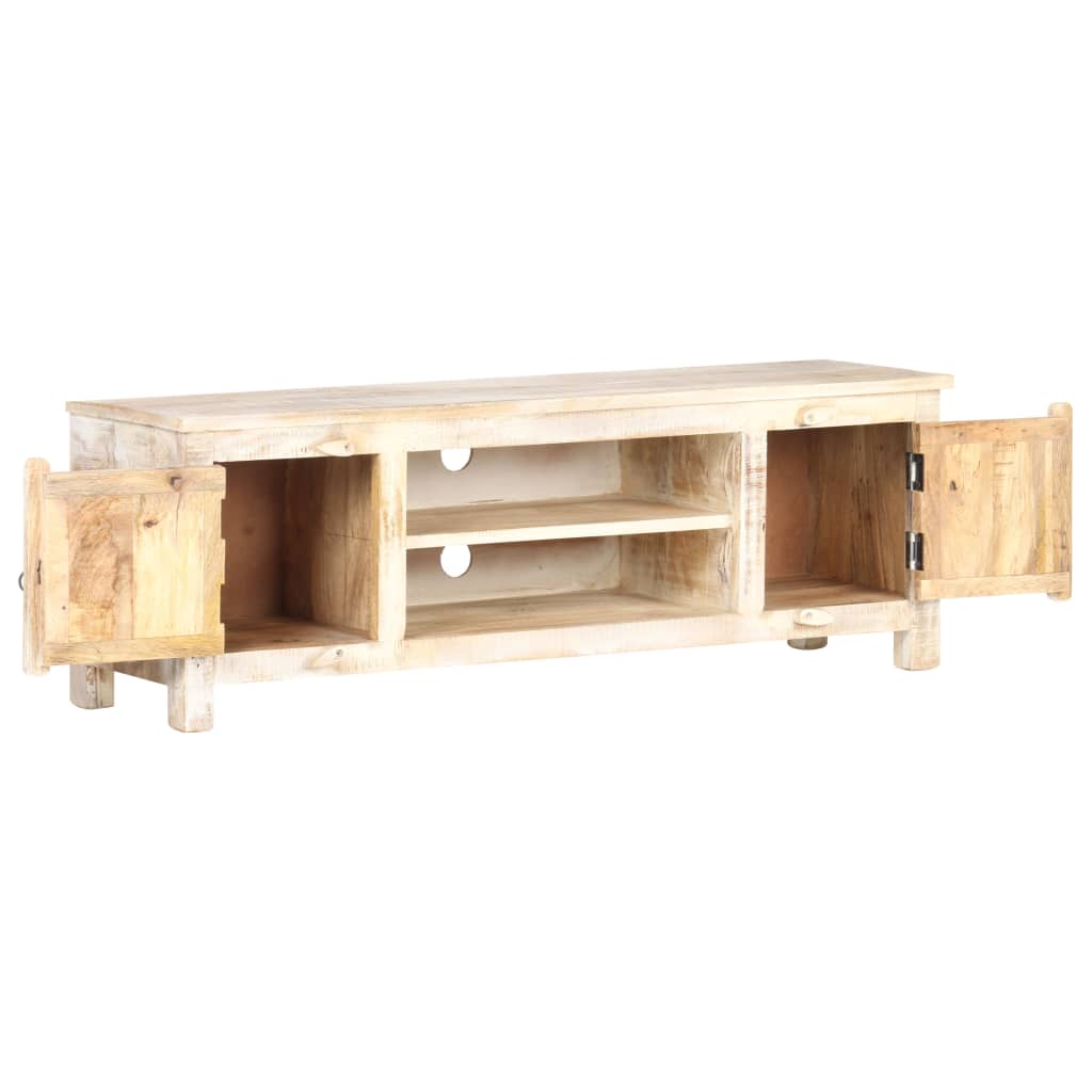 vidaXL TV Stand 47.2"x11.8"x15.7" Rough Acacia Wood-1