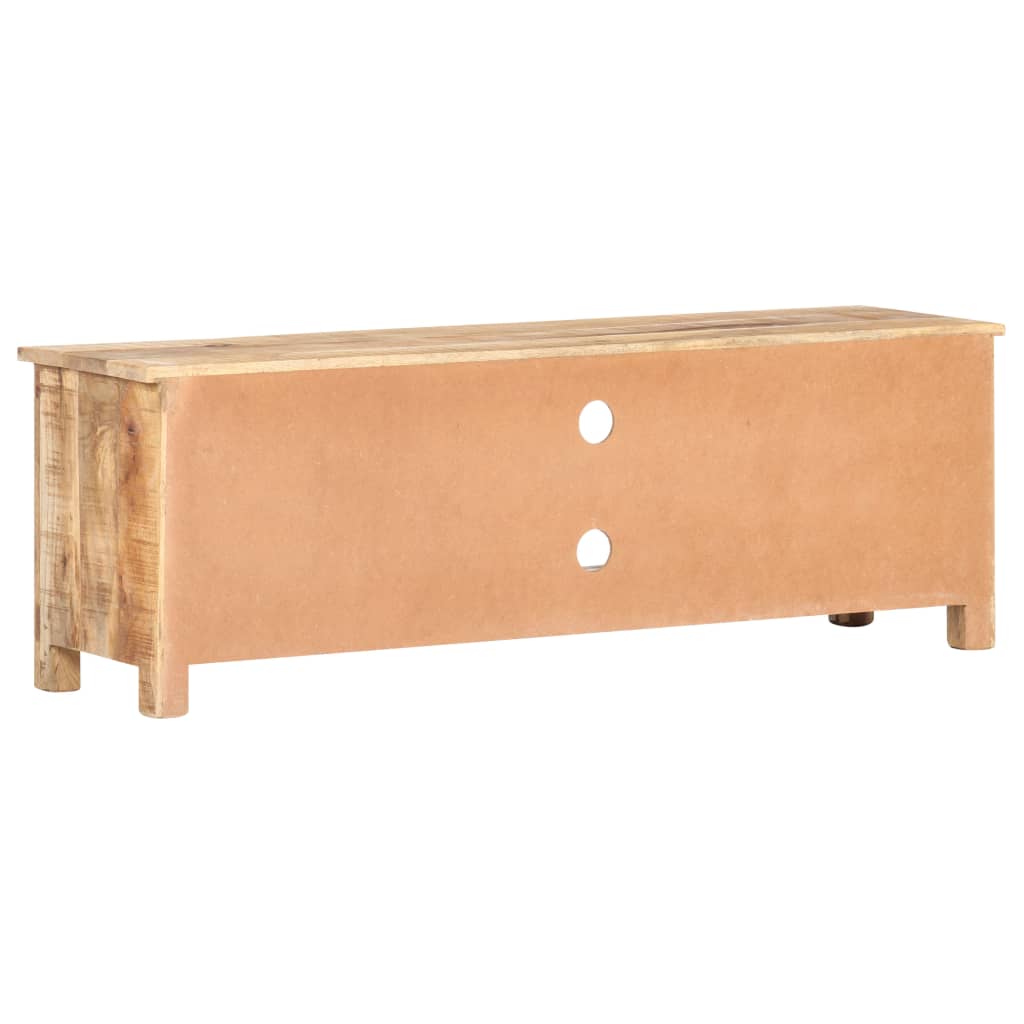 vidaXL TV Stand 47.2"x11.8"x15.7" Rough Mango Wood-2