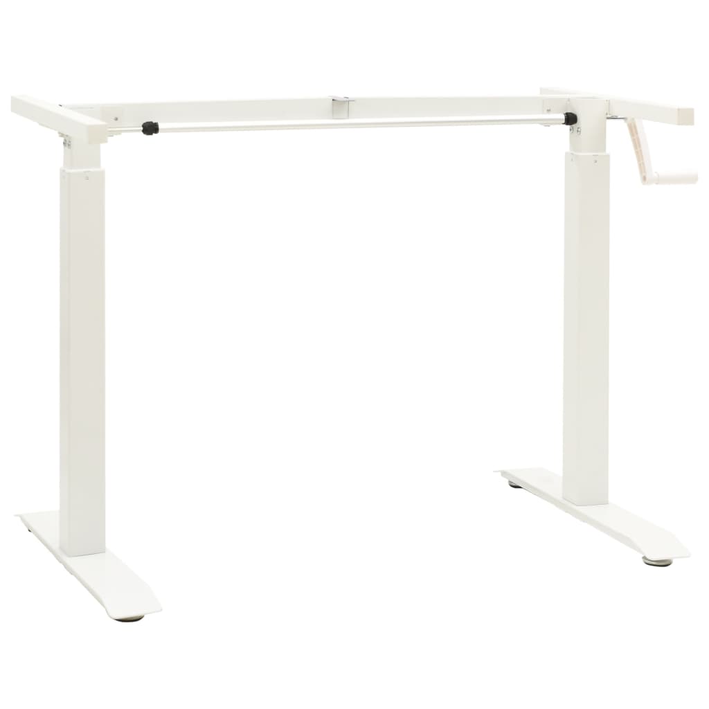 vidaXL Standing Desk Frame Adjustable Legs Computer Desk Base for Home Office-0